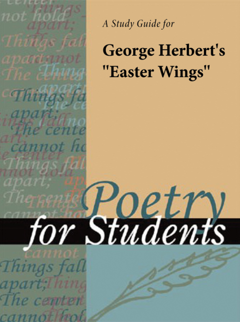 Cover image for book A Study Guide for George Herbert's "Easter Wings"