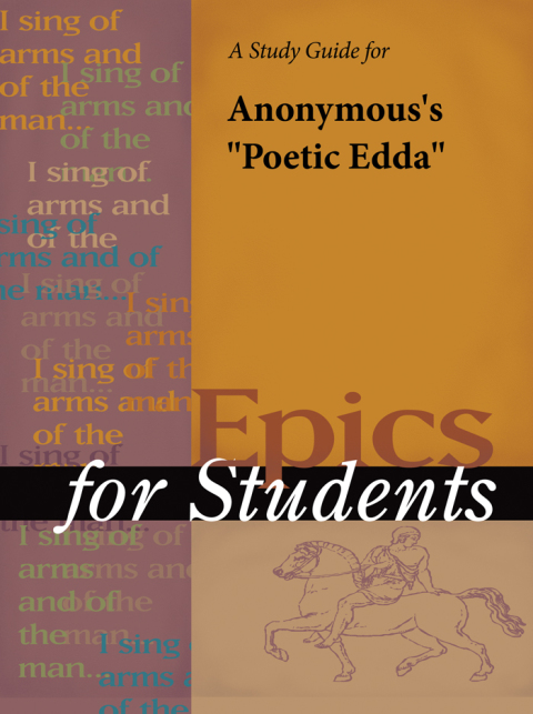 Cover image for book A Study Guide for Anonymous's "Poetic Edda"