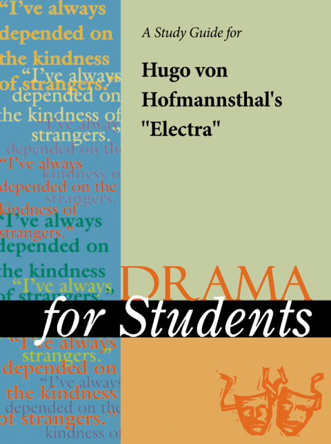 Cover image for book A Study Guide for Hugo von Hofmannsthal's "Elektra"