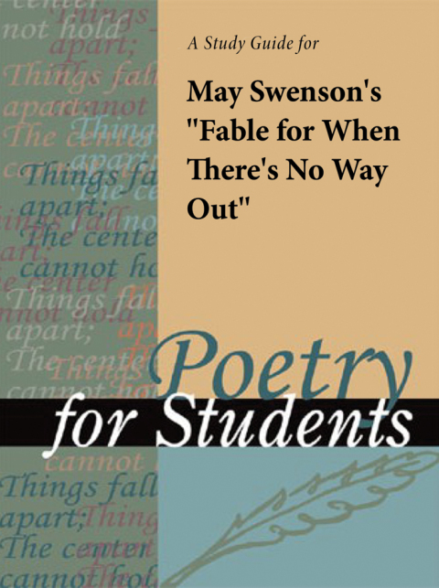 Cover image for book A Study Guide for May Swensen's "Fable for When There's No Way Out"