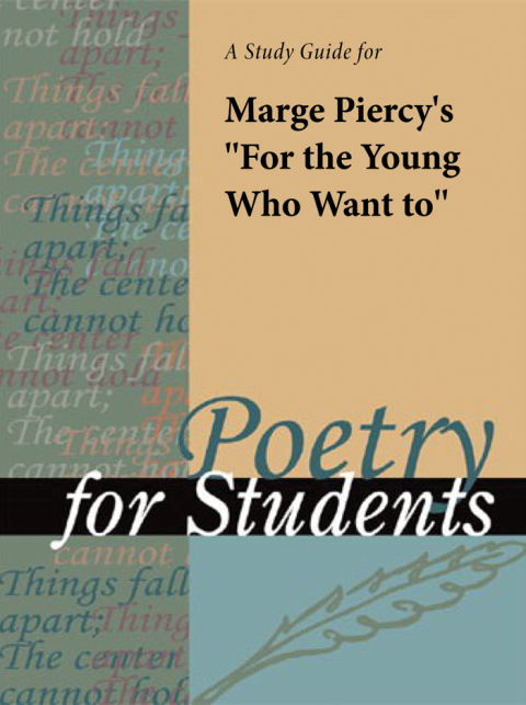 Cover image for book A Study Guide for Marge Piercy's "For the Young Who Want To"