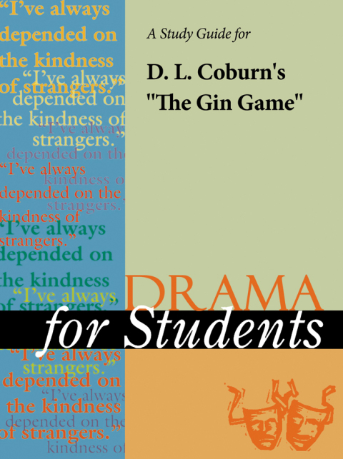 Cover image for book A Study Guide for D. L. Coburn's "The Gin Game"