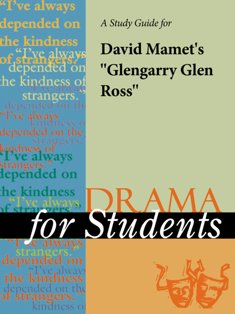 Cover image for book A Study Guide for David Mamet's "Glengarry, Glen Ross"