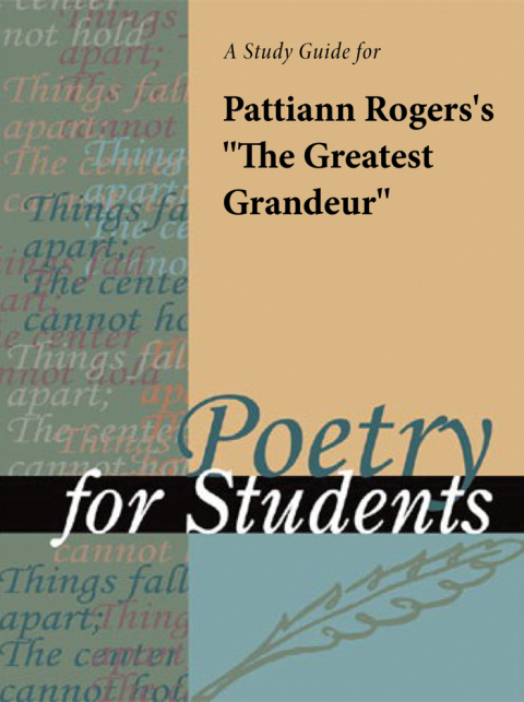 Cover image for book A Study Guide for Pattiann Rogers's "The Greatest Grandeur"