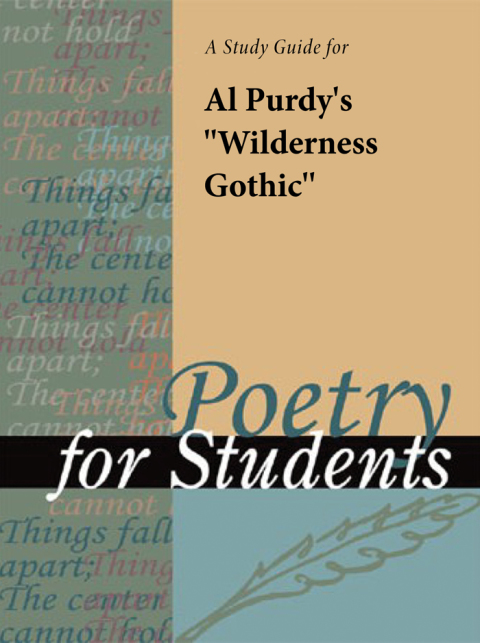 Cover image for book A Study Guide for Al Purdy's "Wilderness Gothic"