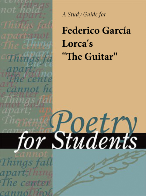 Cover image for book A Study Guide for Federico Garcia Lorca's "The Guitar"
