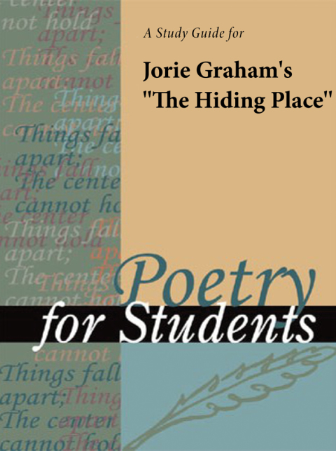 Cover image for book A Study Guide for Jorie Graham's "The Hiding Place"
