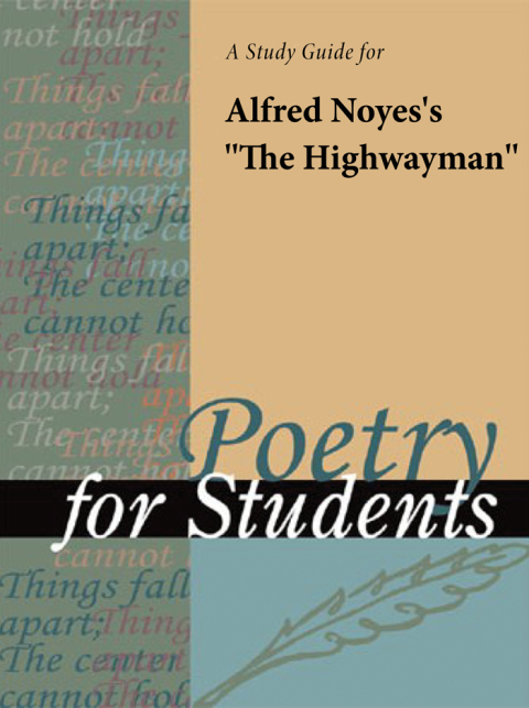 Cover image for book A Study Guide for Alfred Noyes's "The Highwayman"