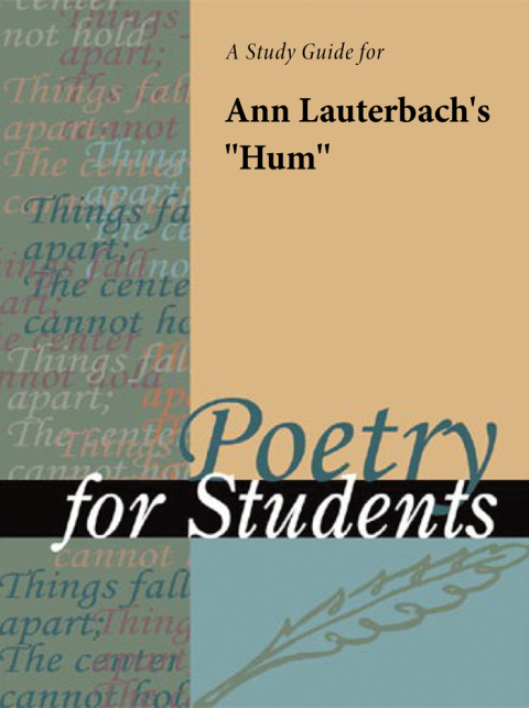 Cover image for book A Study Guide for Ann Lauterbach's "Hum"