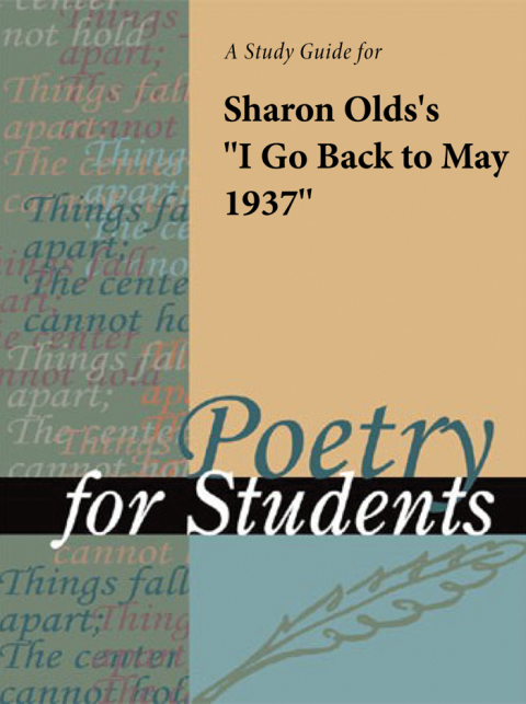 Cover image for book A Study Guide for Sharon Olds's "I Go Back to May 1937"