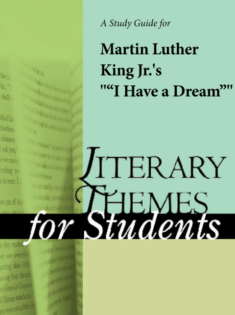 Cover image for book A Study Guide for Martin Luther King Jr.'s "I Have a Dream"