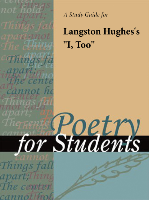 Cover image for book A Study Guide for Langston Hughes's "I, Too"