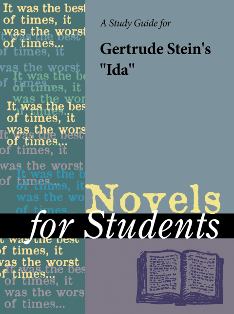 Cover image for book A Study Guide for Gertrude Stein's "Ida"