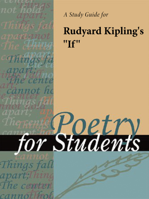 Cover image for book A Study Guide for Rudyard Kipling's "If"