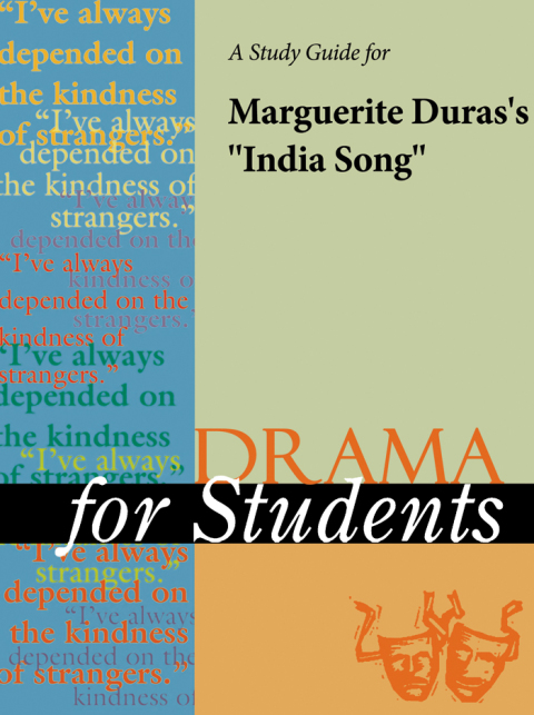 Cover image for book A Study Guide for Marguerite Duras's "India Song"