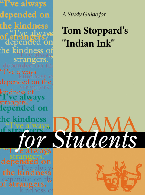 Cover image for book A Study Guide for Tom Stoppard's "Indian Ink"