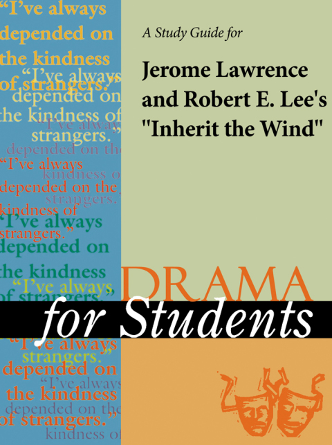 Cover image for book A Study Guide for Jerome Lawrence/Robert E. Lee's "Inherit the Wind"