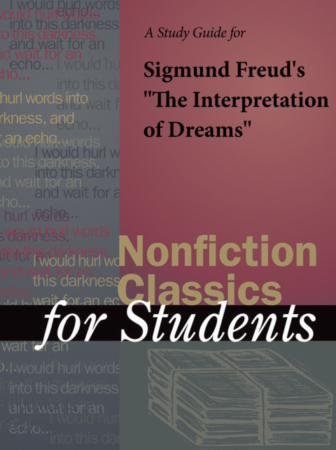Cover image for book A Study Guide for Sigmund Freud's "The Interpretation of Dreams"