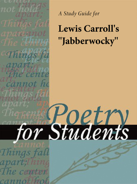 Cover image for book A Study Guide for Lewis Carroll's "Jabberwocky"