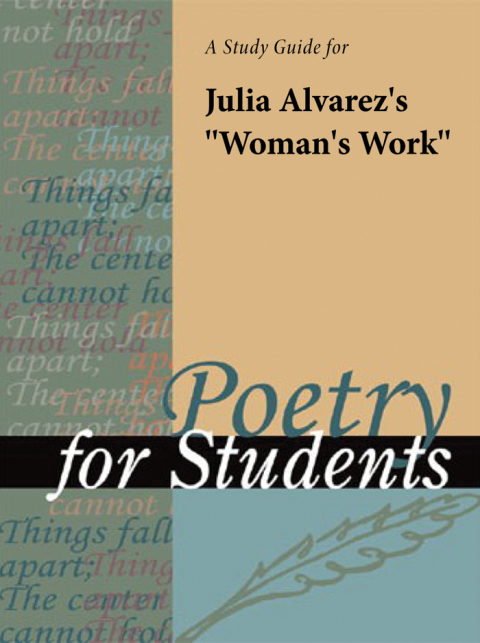 Cover image for book A Study Guide for Julia Alvarez's "Women's Work"