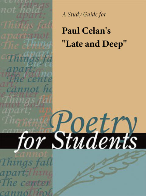 Cover image for book A Study Guide for Paul Celan's "Late and Deep"