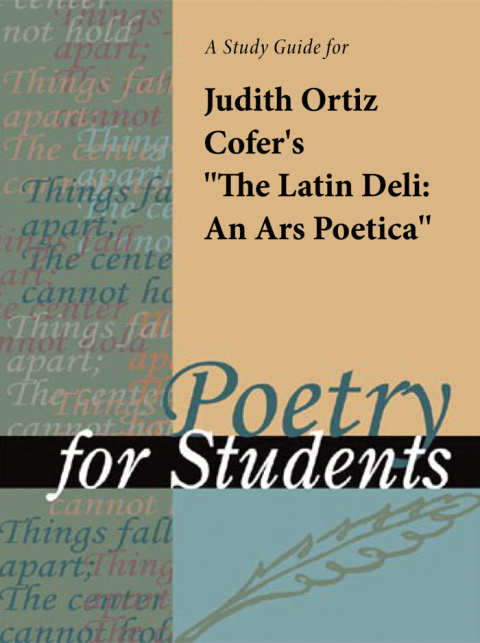 Cover image for book A Study Guide for Judith Cofer's "The Latin Deli: An Ars Poetica"