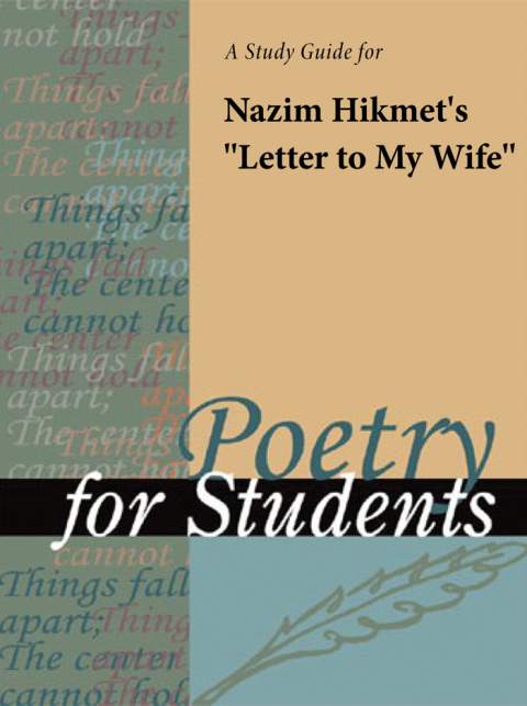 Cover image for book A Study Guide for Nazim Hikmet's "Letter to My Wife"