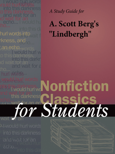 Cover image for book A Study Guide for A. Scott Berg's "Lindbergh"