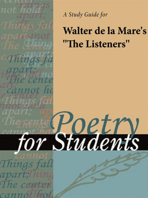 Cover image for book A Study Guide for Walter de la Mare's "The Listeners"