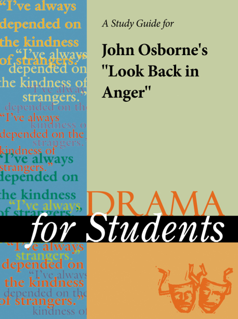 Cover image for book A Study Guide for John Osborne's "Look Back in Anger"