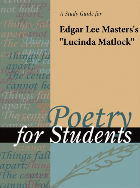 Cover image for book A Study Guide for Edgar Lee Masters's "Lucinda Matlock"