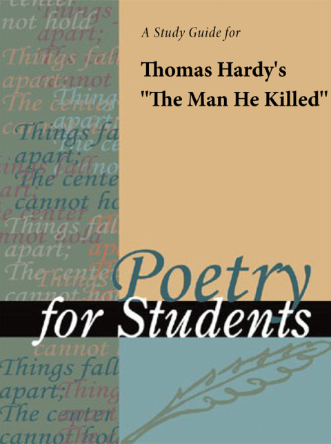 Cover image for book A Study Guide for Thomas Hardy's "The Man He Killed"