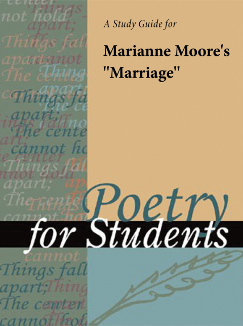 Cover image for book A Study Guide for Marianne Moore's "Marriage"
