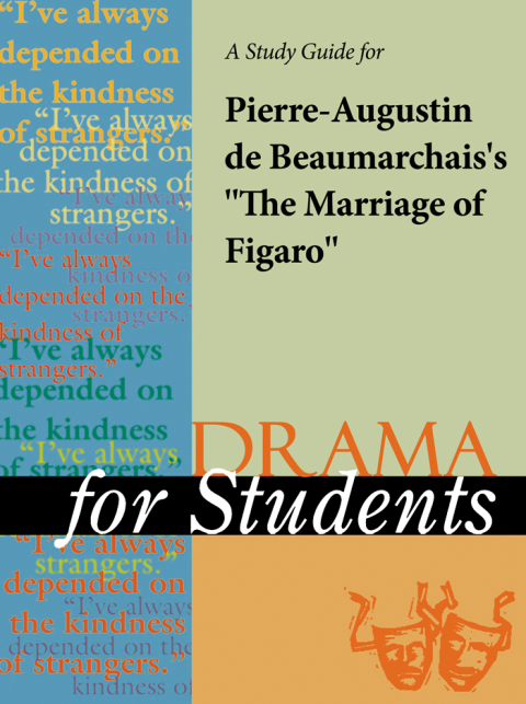 Cover image for book A Study Guide for Pierre-Augustin Caron de Beaumarchais's "The Marriage of Figaro"