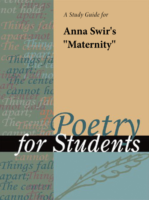 Cover image for book A Study Guide for Anna Swir's "Maternity"