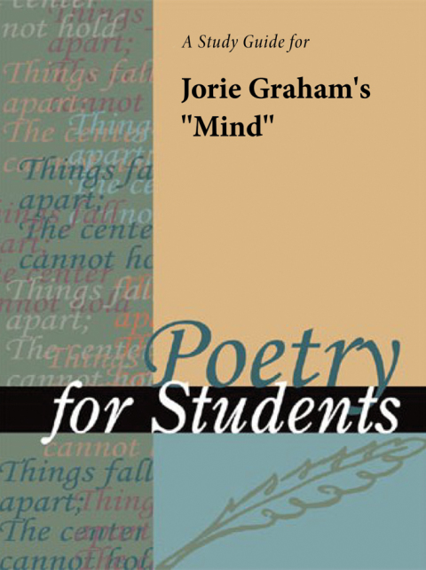 Cover image for book A Study Guide for Jorie Graham's "Mind"