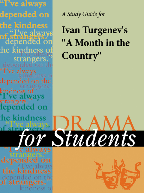 Cover image for book A Study Guide for Ivan Turgenev's "A Month in the Country"