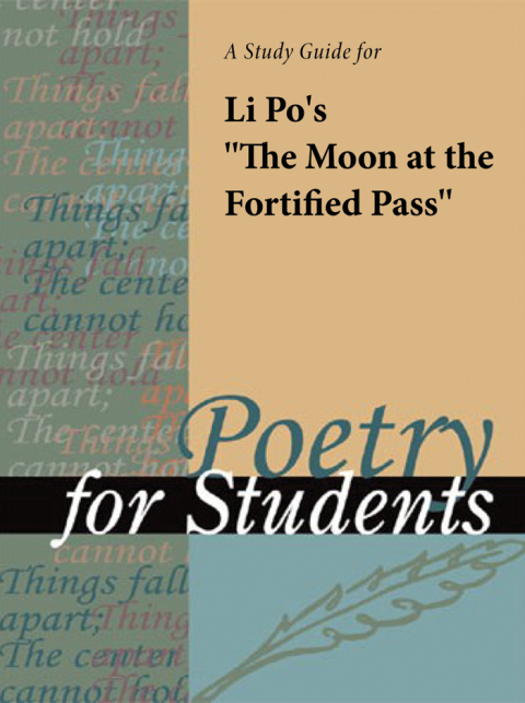 Cover image for book A Study Guide for Li Po's "The Moon at the Fortified Pass"