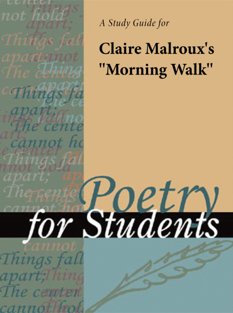 Cover image for book A Study Guide for Claire Malroux's "Morning Walk"