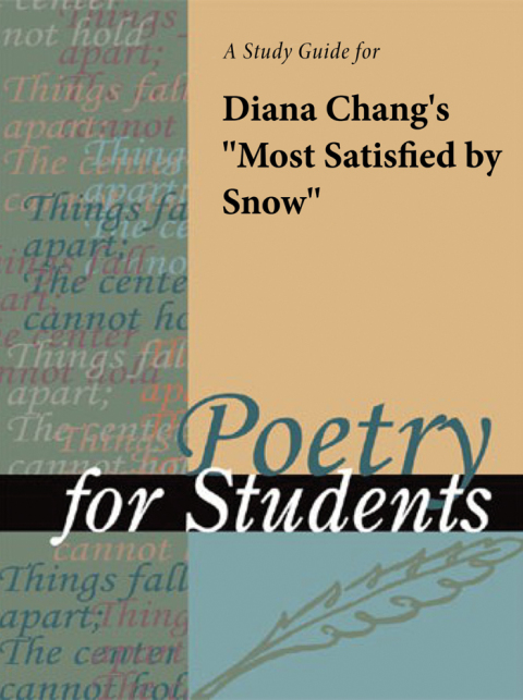 Cover image for book A Study Guide for Diana Chang's "Most Satisfied by Snow"