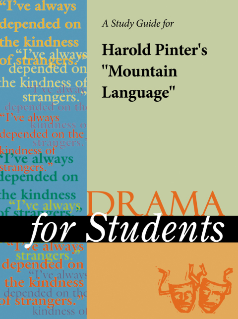 Cover image for book A Study Guide for Harold Pinter's "Mountain Language"