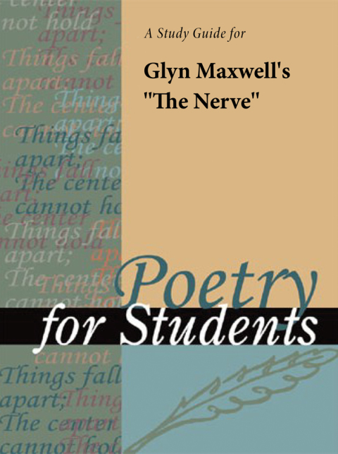Cover image for book A Study Guide for Glyn Maxwell's "The Nerve"