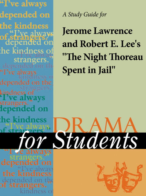 Cover image for book A Study Guide for Jerome Lawrence's "The Night Thoreau Spent in Jail"