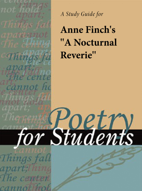 Cover image for book A Study Guide for Anne Finch's "A Nocturnal Reverie"