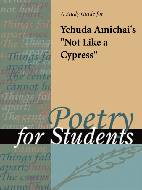 Cover image for book A Study Guide for Yehuda Amichai's "Not like a Cypress"