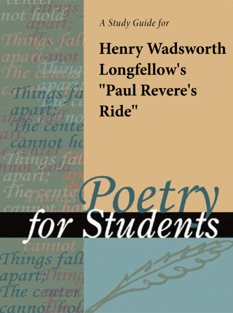 Cover image for book A Study Guide for Henry Wadsworth Longfellow's "Paul Revere's Ride"
