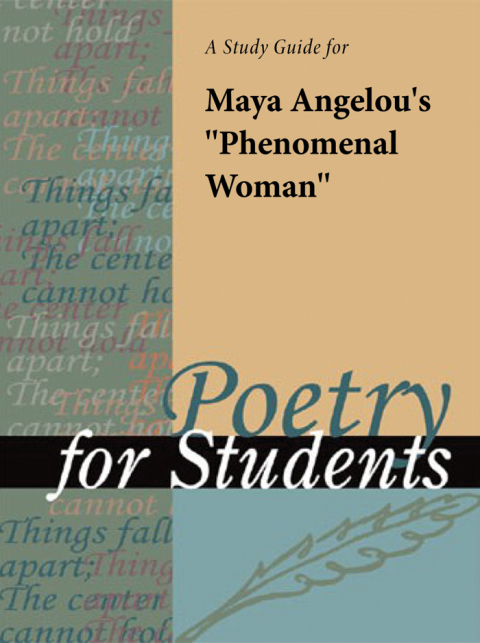 Cover image for book A Study Guide for Maya Angelou's "Phenomenal Woman"