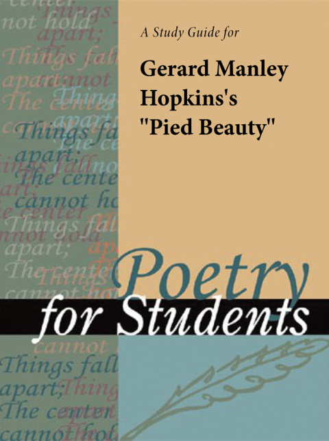 Cover image for book A Study Guide for Gerard Manley Hopkins's "Pied Beauty"
