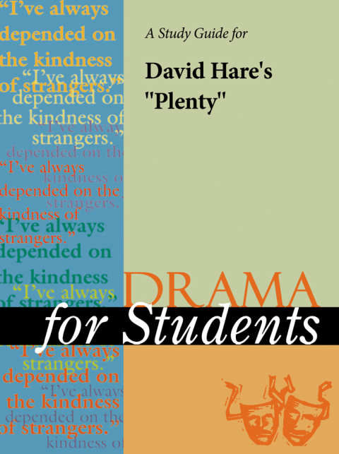 Cover image for book A Study Guide for David Hare's "Plenty"