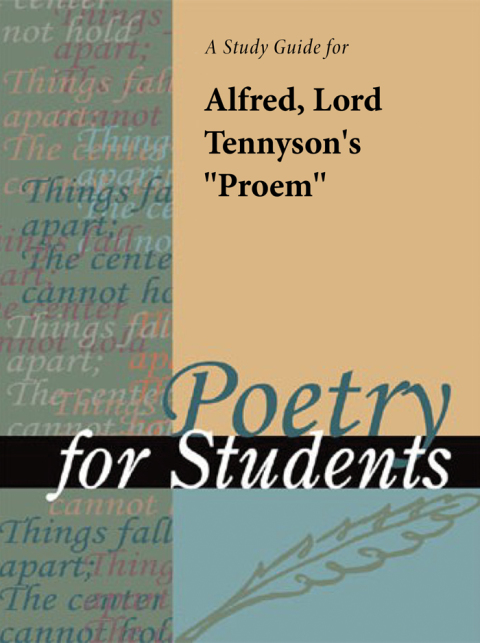 Cover image for book A Study Guide for Lord Alfred Tennyson's "Proem"